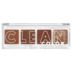 Covergirl Clean Colour Eyeshadow Quad #252 Spiced Copper