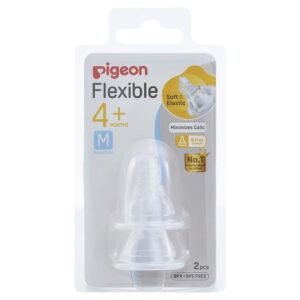 Pigeon Flexible Peristaltic Nipple M 2 Pack