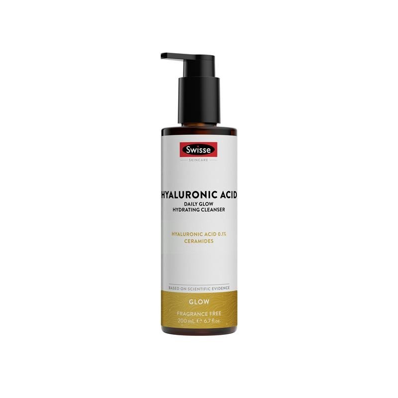 Swisse Skincare Hyaluronic Acid Daily Glow Hydrating Cleanser 200ml