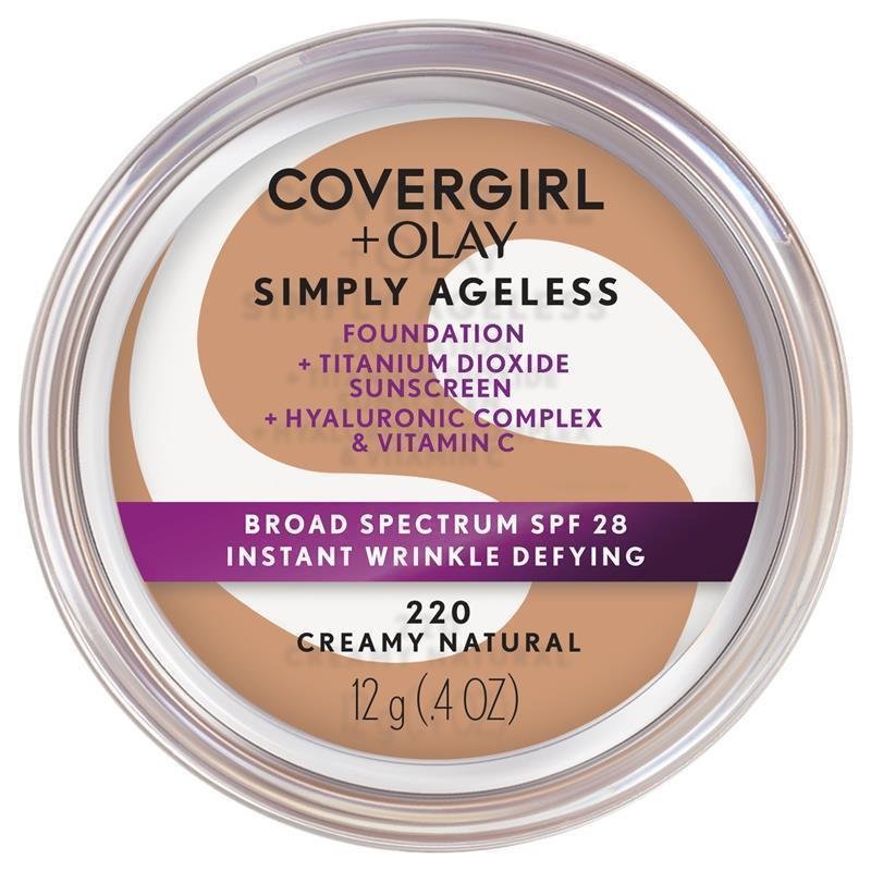Covergirl Simply Ageless Wrinkle Defy Foundation Creamy Natural 220