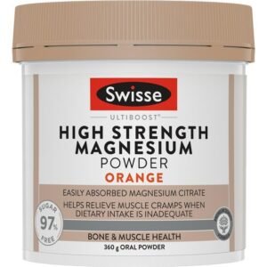 Swisse Ultiboost High Strength Magnesium Powder Orange 360g