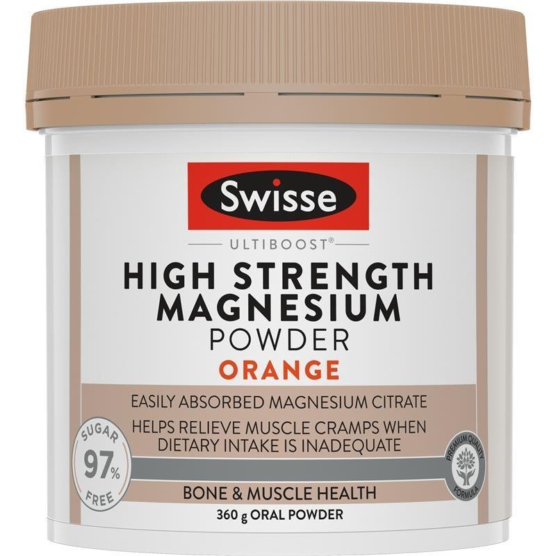 Swisse Ultiboost High Strength Magnesium Powder Orange 360g