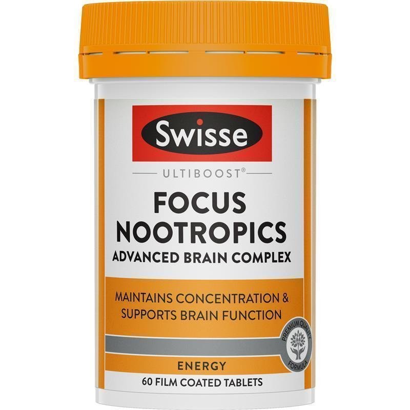 Swisse Ultiboost Focus Nootropics 60 Tabs