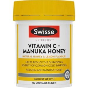 Swisse Vitamin C + Manuka Honey 120 Tablets