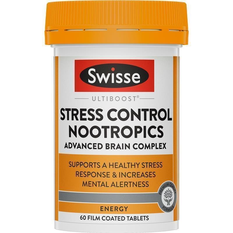 Swisse Ultiboost Stress Control Nootropics 60 Tabs