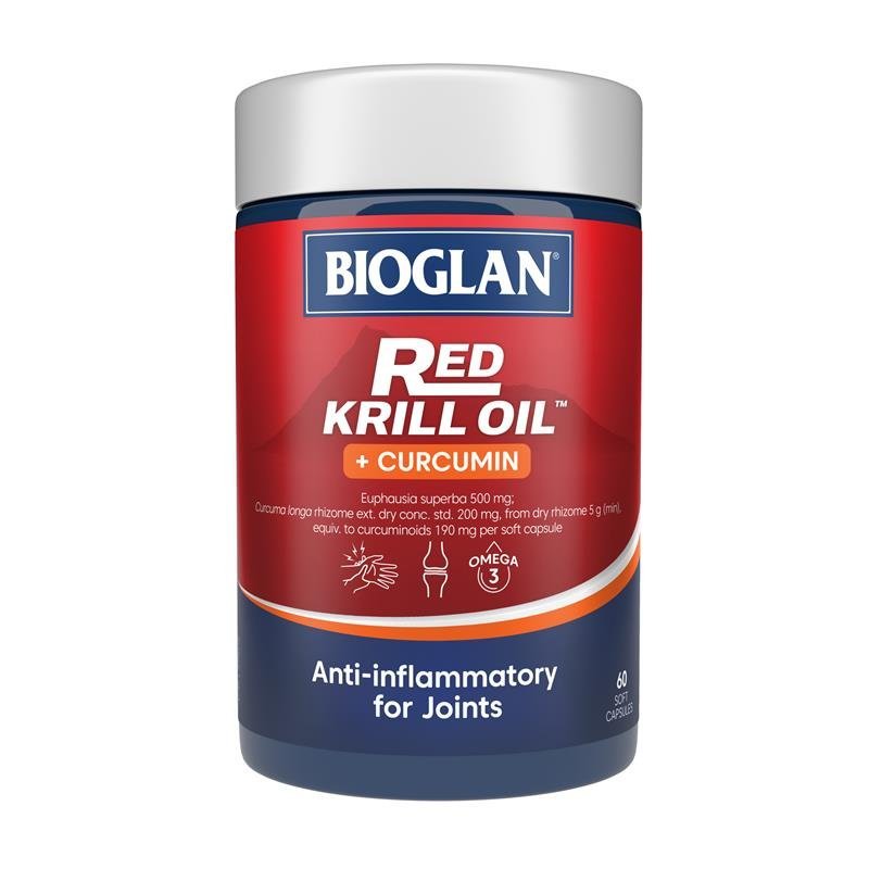 Bioglan Red Krill Plus Curcumin 60 Capsules