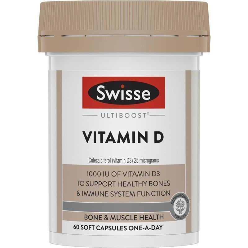 Swisse Vitamin D 60 Capsules