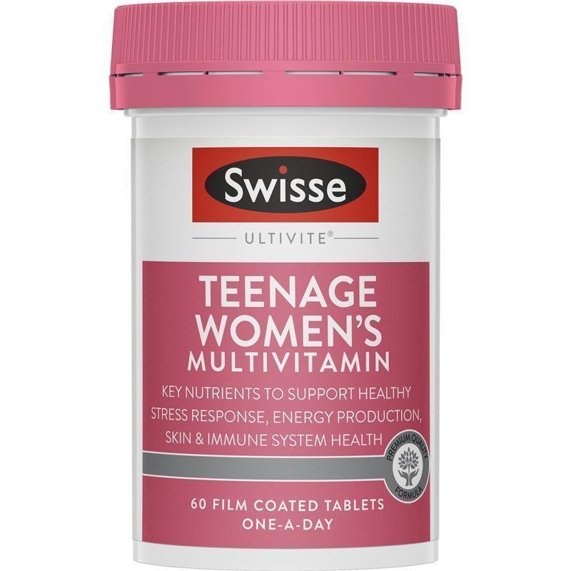 Swisse Teenage Ultivite Women's Multivitamin 60 Tablets