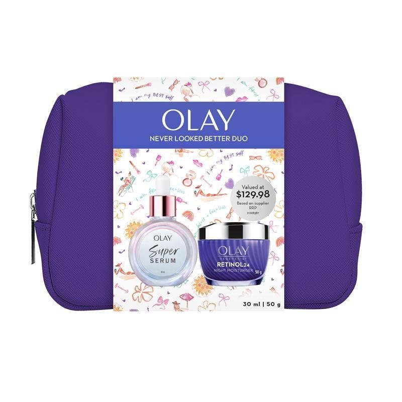 Olay Retinol Cream 50G + Super Serum Day 30ml Gift Set