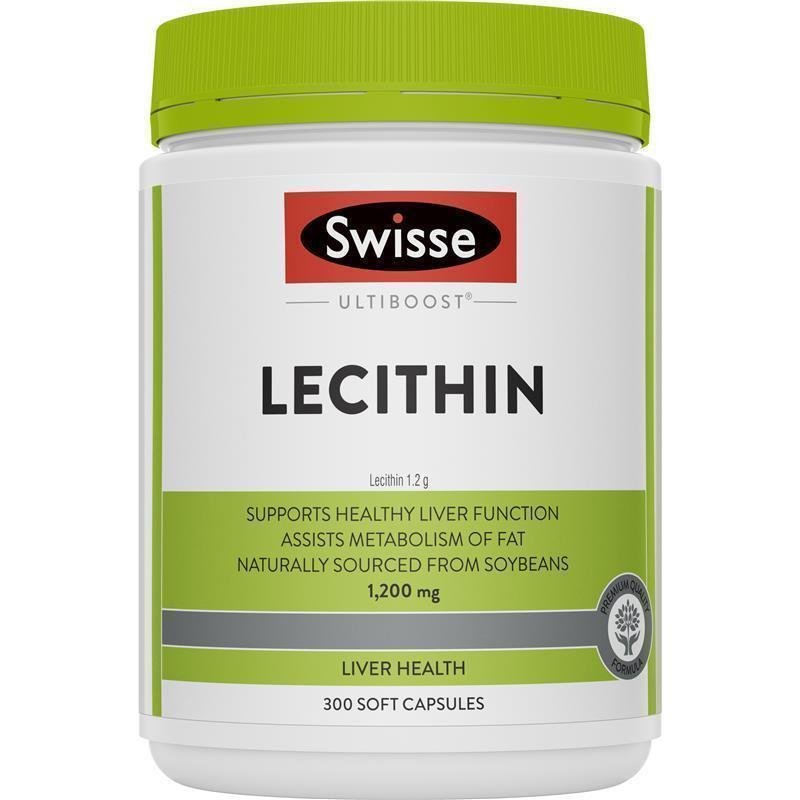 Swisse Ultiboost Lecithin 1200mg 300 Capsules