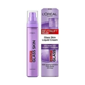 L’Oreal Paris Revitalift Filler Glass Skin Liquid Cream Face Moisturiser 50ml