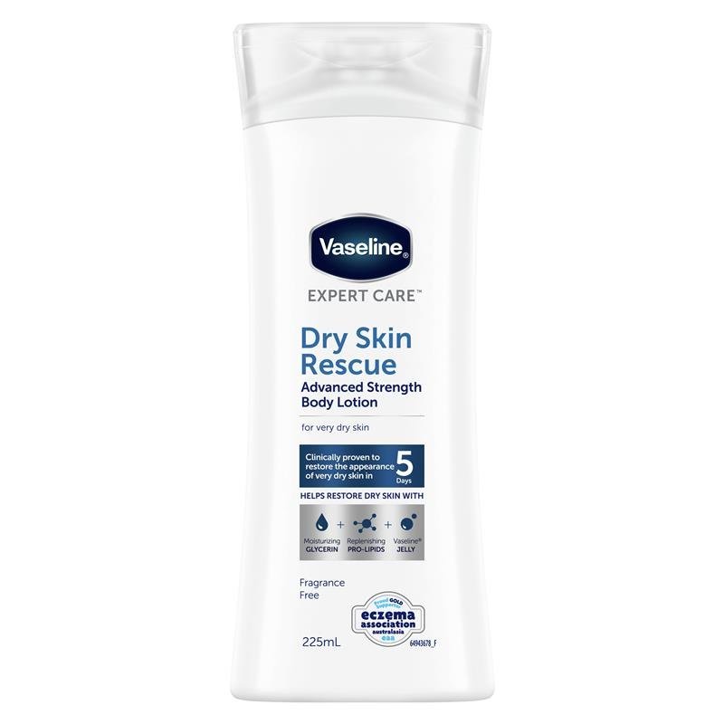 Vaseline Dry Skin Rescue Body Lotion 225ml