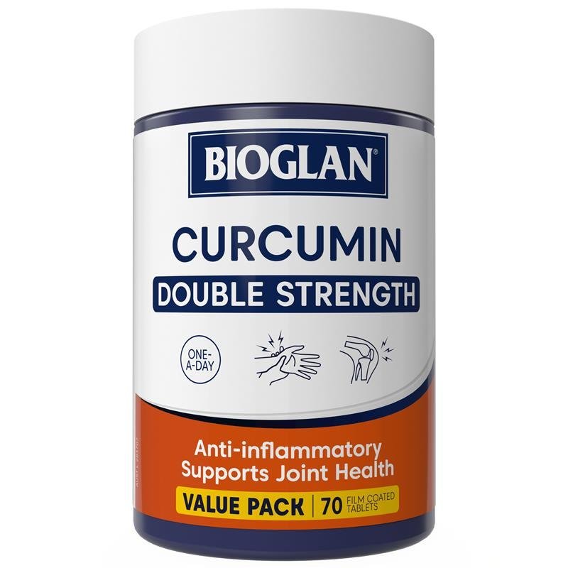Bioglan Curcumin Double Strength 1200mg 70 Tablets