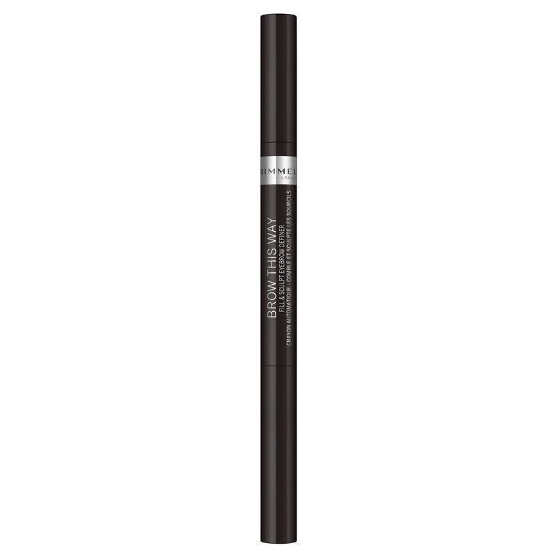 Rimmel Brow This Way 2 in 1 Fix & Sculpt Black
