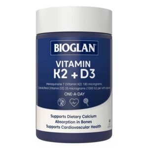 Bioglan Vitamin K2 + D3 60 Capsules