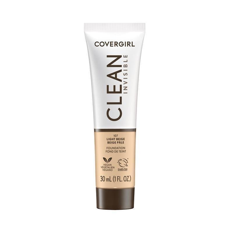 Covergirl Clean Invisible Foundation #107 Light Beige