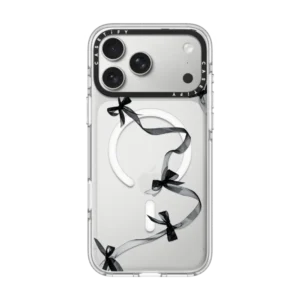 Black Organza RibbonsImpact Clear Case MagSafe Compatible