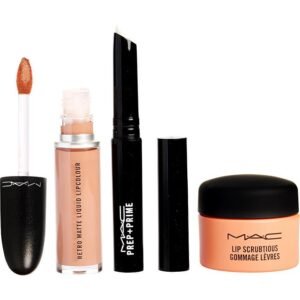 MAC                
                


                
                Mac Lip Kit Neutral Travel: Lip Scrubtious & Prep+prime Lip & Retro Matte Liquid Lipcolour -neutral —
