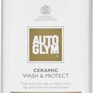Autoglym Ceramic Wash and Protect, 1 Litre – Triple Action Car Wash, pH Neutral, Up to 33 Washes – Concentrated Car Wash Soap – Wax Safe for Ceramic Coating – Water Repellent Protection