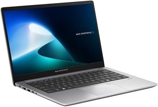 Asus ExpertBook P1403CVA Laptop, 14" 1080p Display, i5-13420H Processor, 32GB RAM, 512GB SSD, WiFi 6, AI-Enhanced Productivity, Business-Grade Security, Red Dot Award Winner, Windows 11 Pro