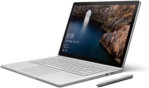 Microsoft Surface Book 13.5" 3K QHD Intel Core i7 6600U 2.40 Ghz 16GB 512GB Win11 (Renewed)