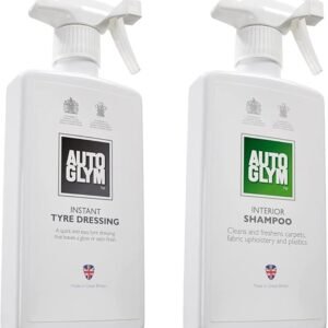 Autoglym Instant Tyre Dressing 500ml & Interior Shampoo 500ml