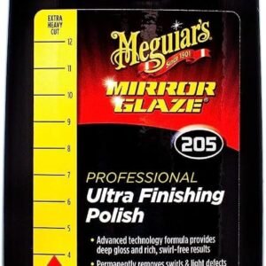 Meguiar’s M205 Mirror Glaze Ultra Finishing Polish – 8 oz.