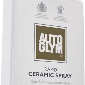 Autoglym Rapid Ceramic Spray 500ml, Ultra Hydrophobic Long Lasting Ceramic Coating. Provides year-round protection with the easy to use spray on wipe off formula.