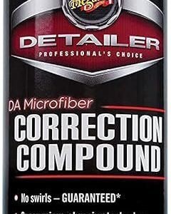 Meguiar’s DA Microfibre Correction Compound – Automobile Polishing Compound with Super Micro Abrasive Technology – Removes Moderate Defects – Gives a Swirl Free High Gloss – 473ml