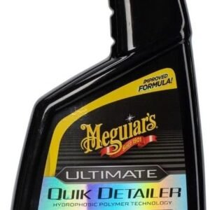 Meguiar’s Ultimate Quik Detailer, 709 ml | Removes Light Dust and Surface Contaminants Without Scratching | Boosts Existing Wax Protection | Improves Water Beading Performance