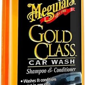 Meguiar’s Gold Class Car Wash Shampoo and Conditioner, 473 ml – Rich Suds Gently Clean and Condition Paint | Biodegradable Formula Safe on All Paint Types Maintains Wax Protection