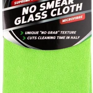 Meguiar’s Glass Cleaning Cloth – No Smear Glass Cloth – Non-Scratching, 100% Lint Free, Machine Washable and Reusable Cleaning Cloth for Glasses, Windows and Mirrors and Polishing Cars – 400 x 400 mm