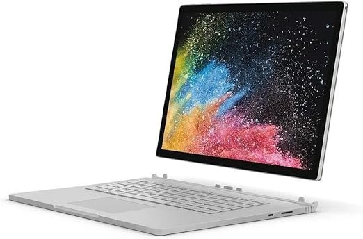 Microsoft Laptop Surface Book 2 15" Intel i7-8650U 16GB 512GB Win11 (Renewed)