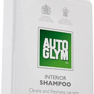 Autoglym Interior Shampoo 500ml – safe effective cleaner and freshener for car carpet, leather, plastic, upholstery, fabric, vinyl and automotive accessories