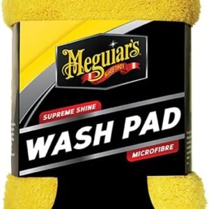 Meguiar’s Microfibre Wash Pad – Supreme Shine Wash Pad – with a High Foaming Action – Microfibre Cleaning Mitts for Cars and Other Vehicles – Washing Mitts for Auto Detailing – 1 Unit