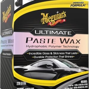 Meguiar’s G210608EU Ultimate Paste Wax 227g, Incredible Gloss & Slickness That Lasts