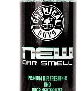 Chemical Guys New Car Smell Premium Air Freshener and Odor Eliminator, Long-Lasting Scent, Great for Cars, Trucks, SUVs, RVs & More, 473 ml