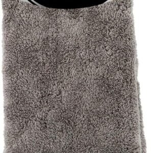 Meguiar’s Mega Supreme Shine Detailing Duo Towel – Extra-Large, Machine Washable, Ultra-Absorbency, Premium Microfibre, Soft-Edging Shine Detailing Cloth for Vehicles – Yellow & Grey – 70cm x 40cm