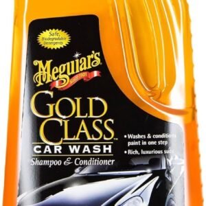 Meguiar’s Gold Class Car Wash Shampoo and Conditioner, 64 oz | Gently Cleans and Conditions Paint in One Step | Rich Suds Safely Remove Dirt While Preserving Wax Protection on All Paint Types