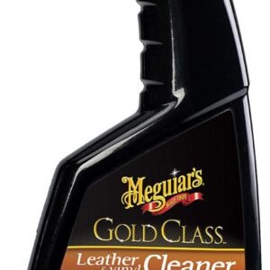 Meguiar’s Gold Class Leather and Vinyl Cleaner, 473 ml | Gentle and Effective Cleaning for Car Interiors | Safe on Leather, Vinyl and Plastic Surfaces