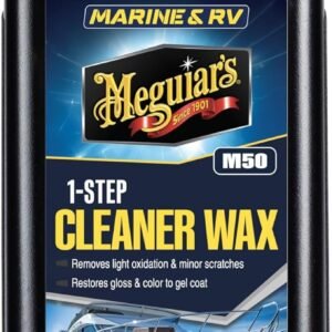 Meguiar’s Marine & RV One Step Cleaner Wax – Provides Durable Long-Lasting Protection Against Salt air, Corrosion and The Sun’s Ultraviolet Rays