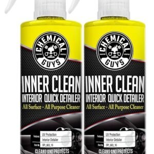 Chemical Guys InnerClean Interior Quick Detailer and Protectant, Safe for Cars, Trucks, SUVs, Motorcycles, RVs & More, 473 ml (2 Pack)