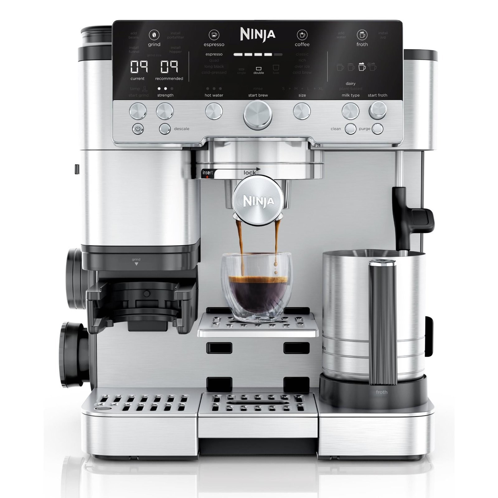 Ninja Luxe Café Espresso Machine (Stainless Steel)