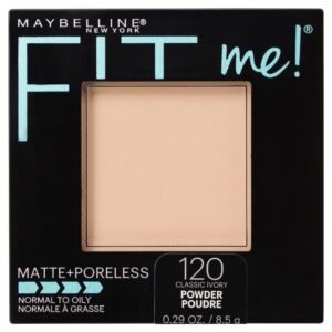 Maybelline Fit Me Matte & Poreless Pressed Powder – Classic Ivory 120