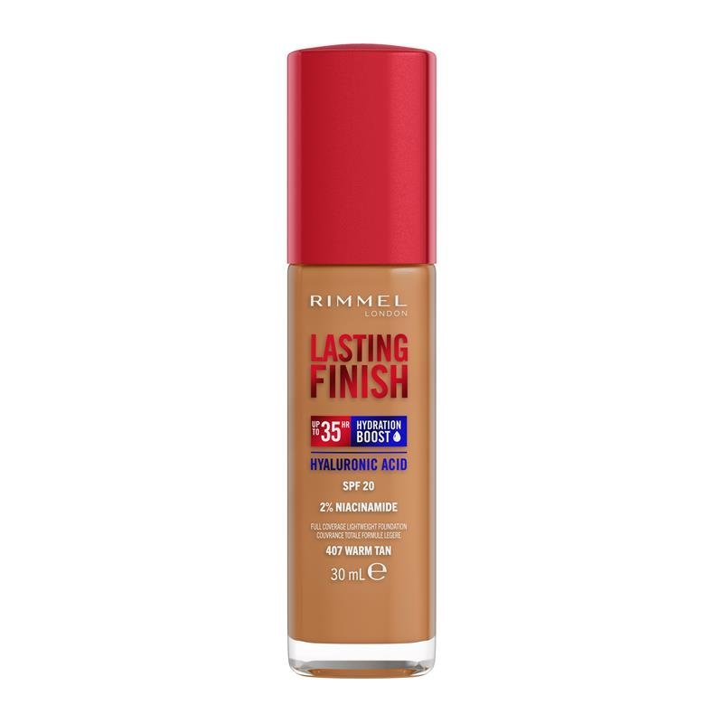 Rimmel Lasting Finish 35HR Foundation 407 Warm Tan