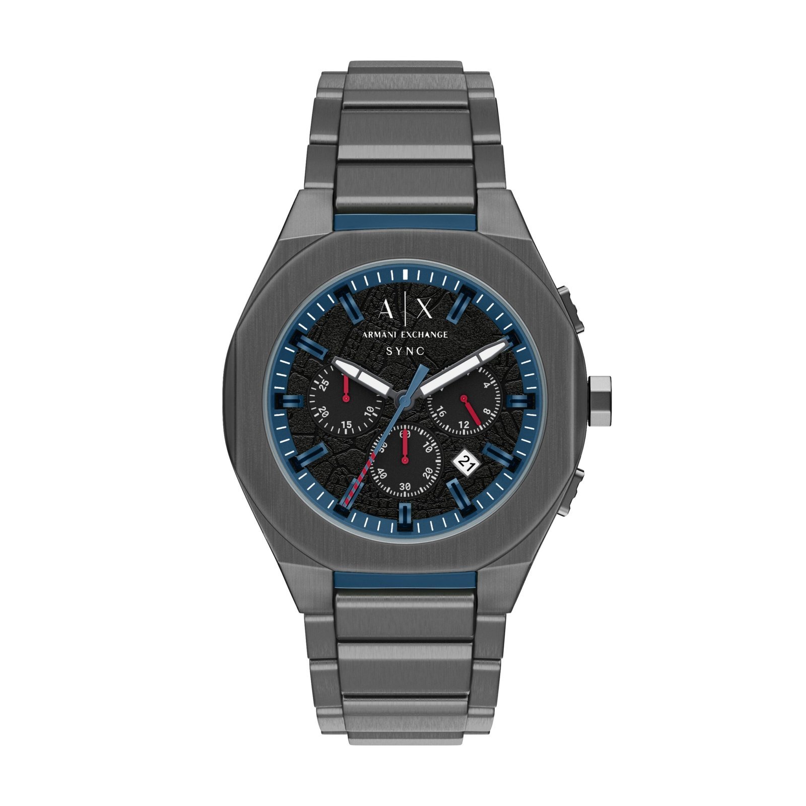 Armani Exchange Sync NYC Chronograph Gunmetal Stainless Steel Watch AX4295