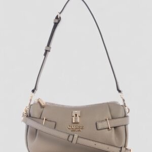 Brown yesba mini top zip bag