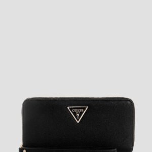 Black laurel large wallet