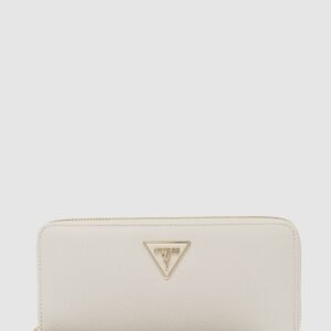 White laurel large wallet