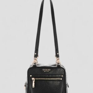 Black marsha box shoulder bag